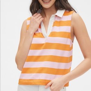 GAP sleeveless ruby cropped